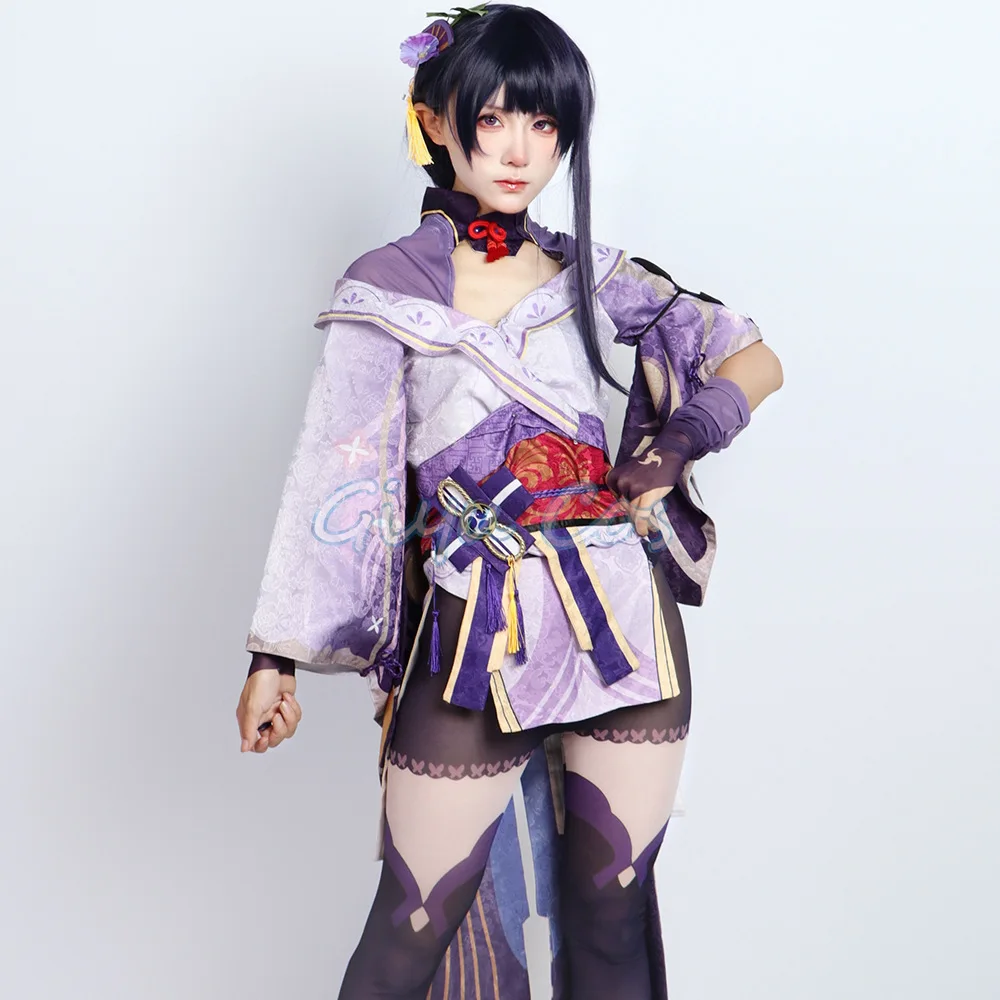 beelzebul raiden shogun cosplay costume genshin impact adulte carnaval uniforme anime halloween fête mascarade femmes jeu beelzebul raiden shogun cosplay costume genshin impact adulte carnaval uniforme anime halloween fête mascarade femmes jeu
