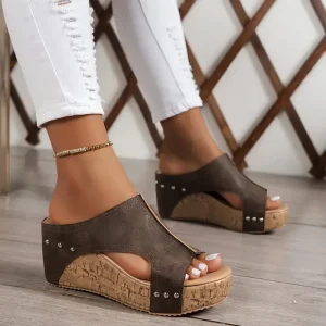 Femmes sandales femmes luxe sandales décontractées romain bout ouvert plate-forme sandales de créateur 2025 nouveau été femmes rétro chaussures à semelles compensées Femmes sandales femmes luxe sandales décontractées romain bout ouvert plate-forme sandales de créateur 2025 nouveau été femmes rétro chaussures à semelles compensées