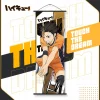 haikyuu!! affiches de décoration de cadre de porte de mur de conflow customs, affiches de périphérique d'anime, ornements de con de bande dessinée à la maison, cadeaux de vacances, nouveau