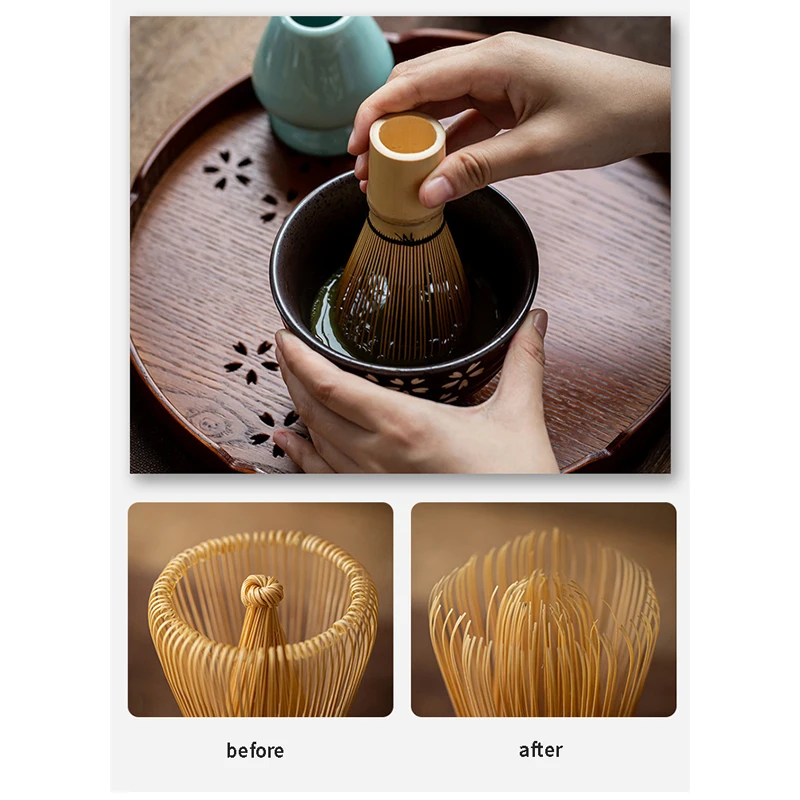 fouet à thé matcha japonais (chasen), cuillère à thé (chashaku), thé matcha fouet à thé matcha japonais (chasen), cuillère à thé (chashaku), thé matcha