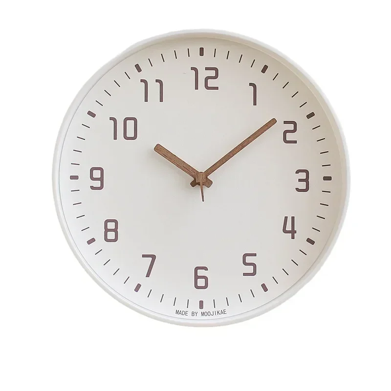2025 horloge murale de style japonais silencieuse pour la décoration du salon, horloge domestique simple et muette, décoration murale moderne à la mode 2025 horloge murale de style japonais silencieuse pour la décoration du salon, horloge domestique simple et muette, décoration murale moderne à la mode