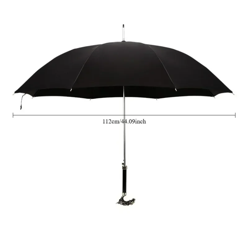 parapluie tête de dragon pour homme, sceptre, créatif, droit, à long manche, protection solaire, étanche à la pluie, pour la maison parapluie tête de dragon pour homme, sceptre, créatif, droit, à long manche, protection solaire, étanche à la pluie, pour la maison