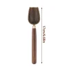 cuillère à thé en ébène, 1 pièce, cuillère à thé en bois massif rétro créatif, pelle à thé kongfu, accessoires de cérémonie du thé, cadeau