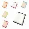 pochette transparente multifonctionnelle à fermeture éclair, couleur unie, pochette pour fichiers pp, rangement de papeterie, pochette de rangement de documents portable