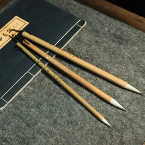 Pinceaux d’écriture traditionnels chinois, brosse d’écriture en poils de loup pour la calligraphie, brosse de pratique de la peinture Pinceaux d’écriture traditionnels chinois, brosse d’écriture en poils de loup pour la calligraphie, brosse de pratique de la peinture