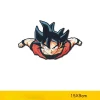 dragon ball son goku autocollant de voiture drôle mignon figure autocollants décoration pour coffre pare brise pare chocs moto casque accessoires