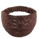 Bandeau à fleurs en maille antidérapante, cerceau pour cheveux, dentelle creuse, accessoires pour cheveux, Style coréen, large enveloppe de tête latérale pour filles Bandeau à fleurs en maille antidérapante, cerceau pour cheveux, dentelle creuse, accessoires pour cheveux, Style coréen, large enveloppe de tête latérale pour filles