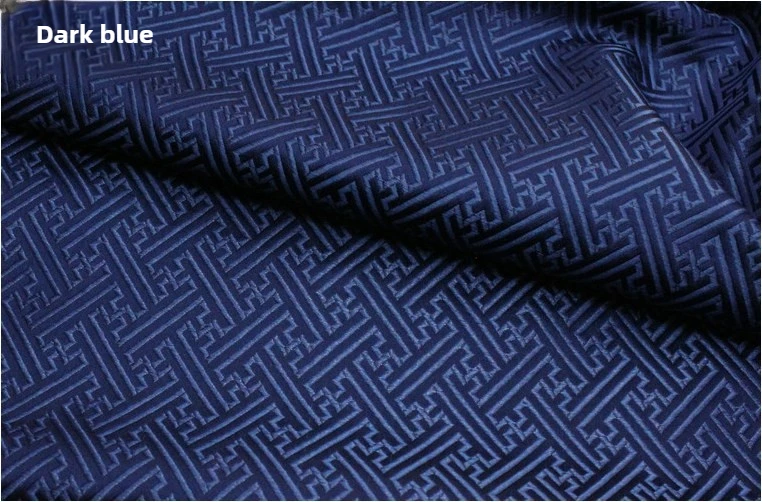 brocart en tissu blanc jacquard uni au mètre pour hanfu kimono cheongsam couture motif rayé tissu doux confortable respirant brocart en tissu blanc jacquard uni au mètre pour hanfu kimono cheongsam couture motif rayé tissu doux confortable respirant