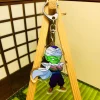 porte clés en acrylique dragon ball, troncs goku buu piccolo, accessoire de cosplay anime