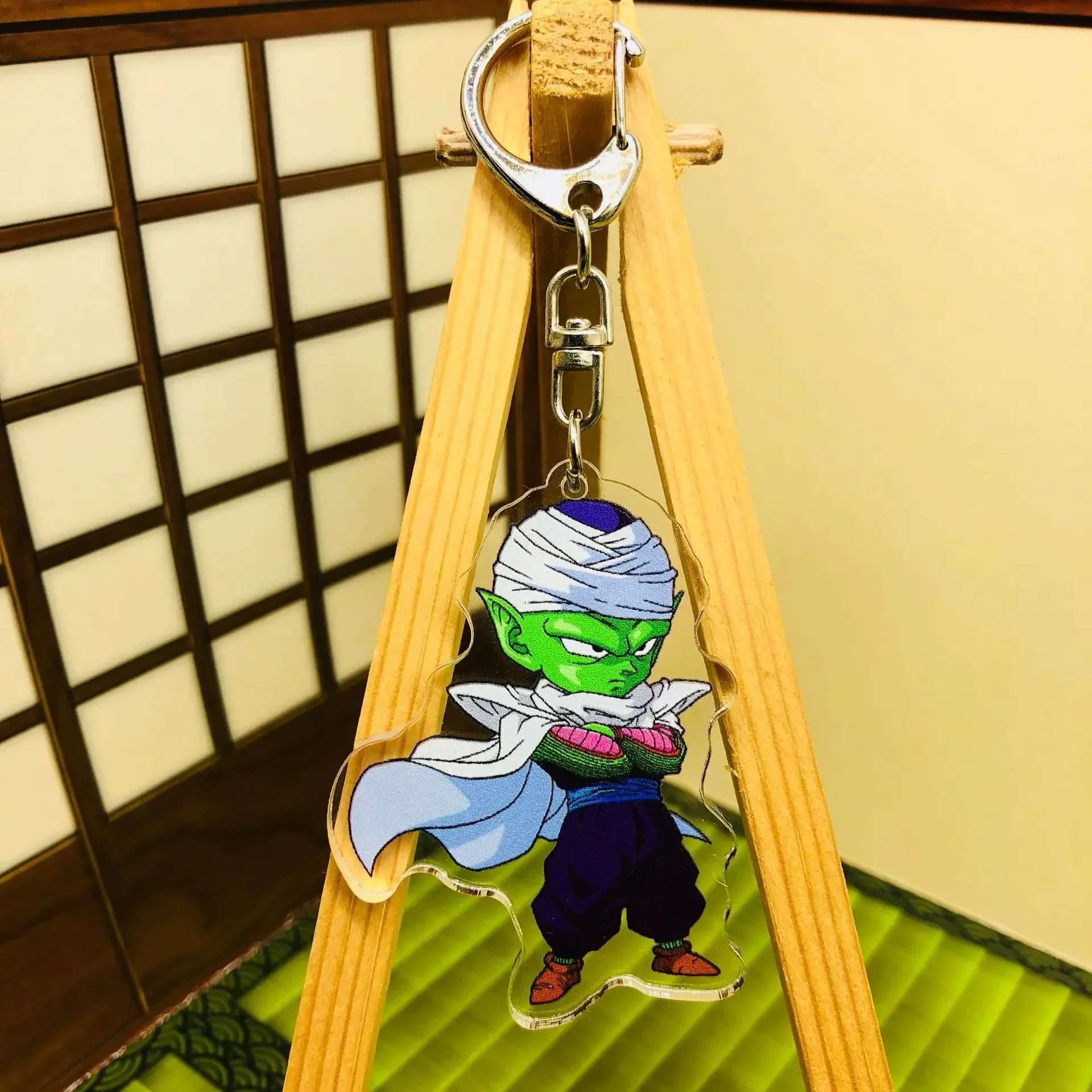 porte clés en acrylique dragon ball, troncs goku buu piccolo, accessoire de cosplay anime porte clés en acrylique dragon ball, troncs goku buu piccolo, accessoire de cosplay anime