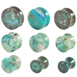 Paire de jauges d’oreille en pierre Phoenix naturelle, bouchons extenseur, civière d’oreille, piercing, bijoux de corps Paire de jauges d’oreille en pierre Phoenix naturelle, bouchons extenseur, civière d’oreille, piercing, bijoux de corps