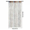 rideau perlé pour porte et fenêtre, 100x200cm, chaîne, été, mouche, insecte, écran, pompon, panneau, décoration d'intérieur