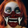 halloween japonais samouraï oni démon masker plastique masker fête kostuum rekwisieten démon samouraï cosplay horreur prajna