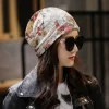 chapeau turban en dentelle florale, bonnet confortable et respirant, casquette de chimio, foulards de tête doux, couvre tête