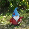 pot de fleur nain gnome en résine, ornement de bureau, mignon, statue naine décorative, vase de dessin animé, pot d'elfe de jardin, figurine de bureau