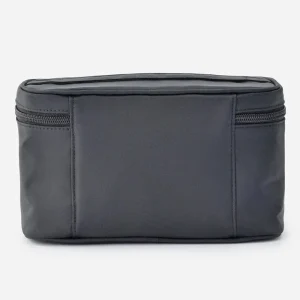 Trousse de maquillage de Style japonais pour femmes, sac de rangement de lavage noir à main, sac de toilette de grande capacité pour hommes et femmes Trousse de maquillage de Style japonais pour femmes, sac de rangement de lavage noir à main, sac de toilette de grande capacité pour hommes et femmes