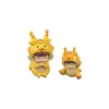kwaii résine dragon bébé ornement dessin animé chinois zodiaque dragon statue mignon délicat dragon figurine cadeau