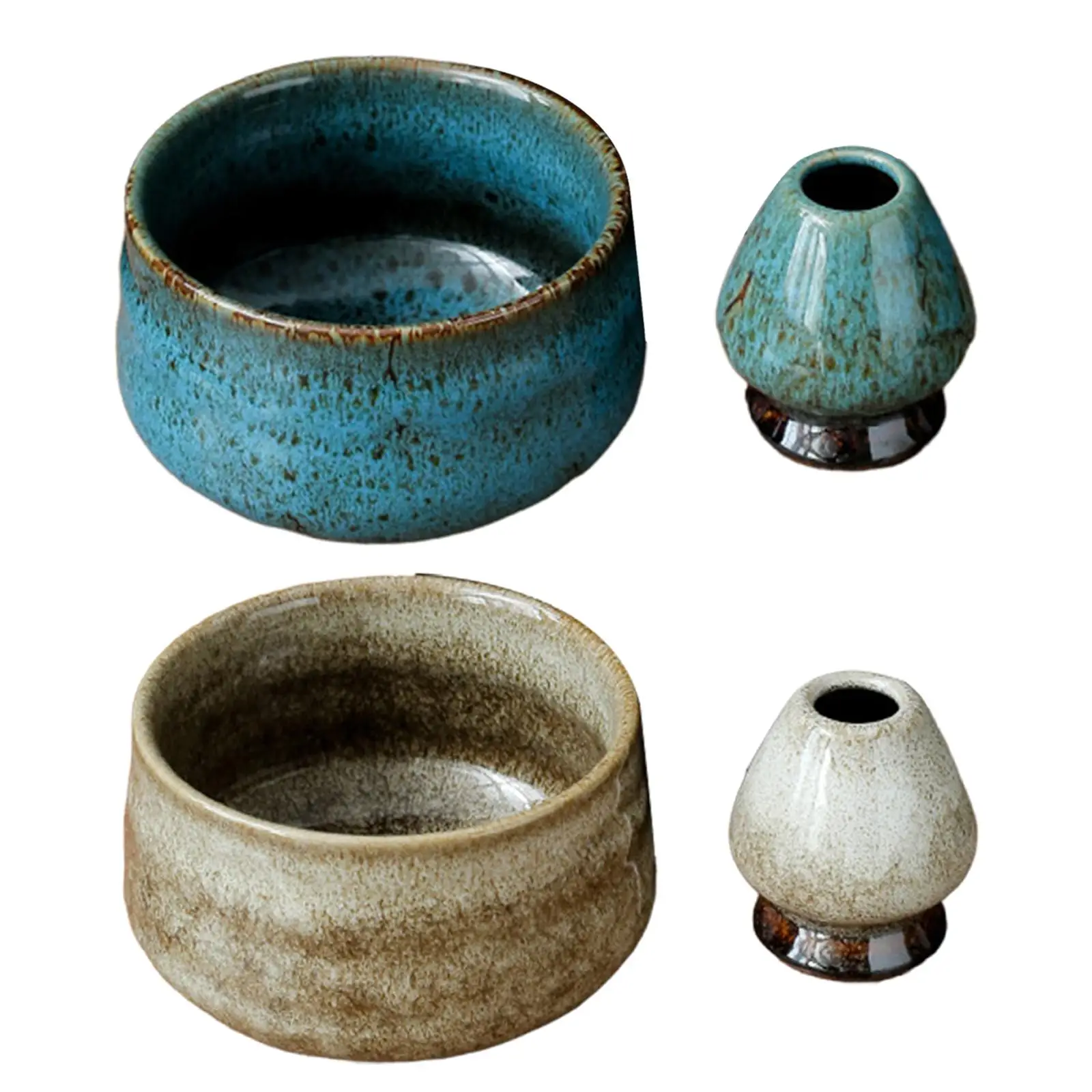 bols à matcha japonais avec porte fouet, 430ml, traditionnel, pour table, fête à la maison, cérémonie traditionnelle du thé bols à matcha japonais avec porte fouet, 430ml, traditionnel, pour table, fête à la maison, cérémonie traditionnelle du thé