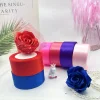 ruban en satin 22 mètres 50 couleurs 4cm, ceinture d'emballage cadeau, nœud fait à la main, artisanat de noël, fête de mariage, décoration en tissu, ruban naturel