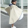 poncho de pluie de style coréen avec sac, imperméable pour enfants, bol et Étudiants avec espace pour cartable