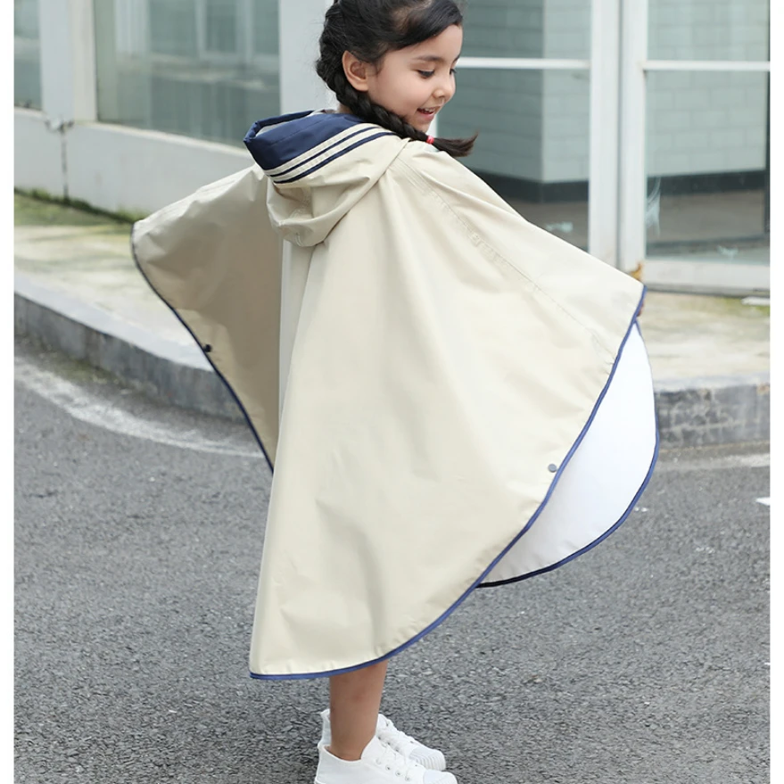 poncho de pluie de style coréen avec sac, imperméable pour enfants, bol et Étudiants avec espace pour cartable poncho de pluie de style coréen avec sac, imperméable pour enfants, bol et Étudiants avec espace pour cartable