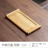 plateau rectangulaire japonais en bambou, pour le thé, le pain, barbecue, hôtel, restaurant, snack