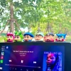 kucikuji original crayon shin chan boîtes aveugles jouets figurines kawaii modèle d'anime téléphone portable et écran d'ordinateur voiture ornement jouets