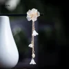 bâtonnets à cheveux chinois, épingles à cheveux en bois avec pompon, pinces à cheveux vintage, accessoires pour cheveux traditionnels chinois, ornements pour femmes