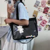 kawaii lycée adolescentes jk sac grand sac en nylon pvc transparent itabag harajuku style sac à bandoulière