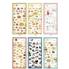 autocollants alimentaires japonais, fournitures artisanales pour journal indésirable, matériel de scrapbooking, planificateur, décoration de maison, papeterie pour bricolage