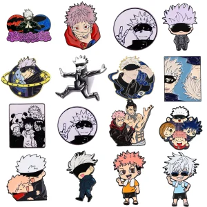 COéventuelles LAY-Broche en émail Anime japonais, épingle cool, vêtements, sac à dos, revers, badges pour amis, accessoires de bijoux de mode, cadeaux