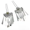 Épingles à cheveux vintage à pampilles pour femmes, pince à cheveux kimono kanzashi, accessoire cosplay, cadeau de fête de noël