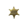 arc en bronze étoile hexagonale avec broche de badge en métal décoratif en diamant de produits périphériques d'anime et de films et de télévision