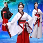 Robe chinoise en soie pour filles et femmes, Kimono chinois traditionnel Vintage ethnique antique, Costume de danse Hanfu, vêtements chinois Robe chinoise en soie pour filles et femmes, Kimono chinois traditionnel Vintage ethnique antique, Costume de danse Hanfu, vêtements chinois
