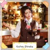 kamado nezuko kochou shisa bu cosplay costume, waclafur s tanjirou giyuu imbibé, uniformes de fête d'halloween, sur mesure