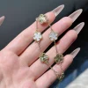 bracelet élégant coréen japonais à cinq pétales de fleurs, à la mode, polyvalent, personnalisé, micro ensemble de bijoux floraux en cuivre