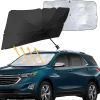 pare soleil de voiture pour ombrage automatique, parasol de protection pour pare brise intérieur d'été, accessoires de protection