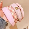 bandeau rose pour femmes, pince à cheveux douce et élégante, attaches polyvalentes antidérapantes pour usage extérieur, lavage du visage, lots de cheveux