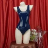 anime style école japonaise bleu marine sukumizu maillot de bain kawaii serré body maillot de bain cosplay costume fille gym costume maillots de bain
