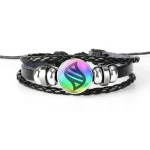 Bracelet monstres japonais en verre, bijoux Circular Pocsket, en cuir, pour femmes et enfants Bracelet monstres japonais en verre, bijoux Circular Pocsket, en cuir, pour femmes et enfants