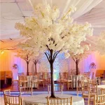 Arbre de fleurs de cerisier artificiel, faux arbre de souhait, décor de Table de mariage, jardin, hôtel, centre commercial, décoration de maison, 1.2M