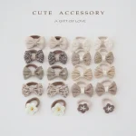Accessoires de cheveux pour couvre-chef pour enfants pour filles, attaches de cheveux mignonnes, jolie corde à cheveux, 10 pièces/lot, pinces à cheveux élastiques pour enfants,