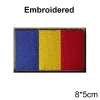 patchs de drapeau en pvc/broderés, uk, espagne, france, allemagne, états unis, russie, badge à crochet tactique, emblème d'épaule en caoutchouc, applique