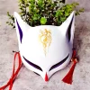 masque de mode fait à la main festival cosplay cadeau anime masque de renard cloche demi visage masque de chat pour les conventions d'anime fêtes costumées