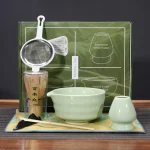 Ensemble de fabrication de Matcha japonais, brosse Matcha en bambou, bol Matcha exquis, boîte-cadeau avec fouet, outils à thé somptueux, grands cadeaux, 7 pièces Ensemble de fabrication de Matcha japonais, brosse Matcha en bambou, bol Matcha exquis, boîte-cadeau avec fouet, outils à thé somptueux, grands cadeaux, 7 pièces