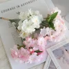 Bouquet de branches de fleurs de cerisier, branches courtes, fleur de pêche de printemps, fleur artificielle, décoration de la maison, petit Bouquet Bouquet de branches de fleurs de cerisier, branches courtes, fleur de pêche de printemps, fleur artificielle, décoration de la maison, petit Bouquet