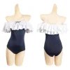 tsukiyuki miyako cosplay fantaisie sexy kawaii été maillot de bain anime jeu bleu archives costume déguisement adulte femmes tenues