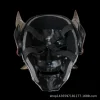 masque de cosplay de tatouage mécanique prajna japonais, casque effrayant décoratif de collection d'halloween
