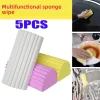 1/2/3/5 pièces éponge Humedo Duster Humedo Duster humide Duster brosse magique dépoussiéreurs pour maison voiture cuisine salle de bain gommage