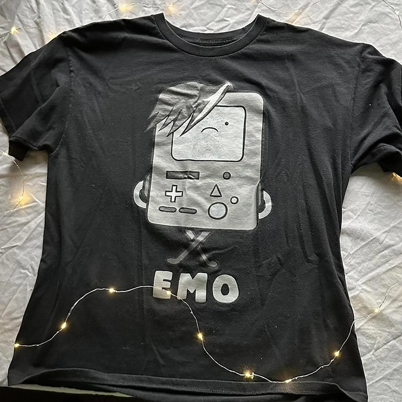 Été emo filles y2k style vêtements harajuku imprimer grunge hauts courts femmes 90s t shirts mode goth bébé t shirts hauts courts 2000s Été emo filles y2k style vêtements harajuku imprimer grunge hauts courts femmes 90s t shirts mode goth bébé t shirts hauts courts 2000s